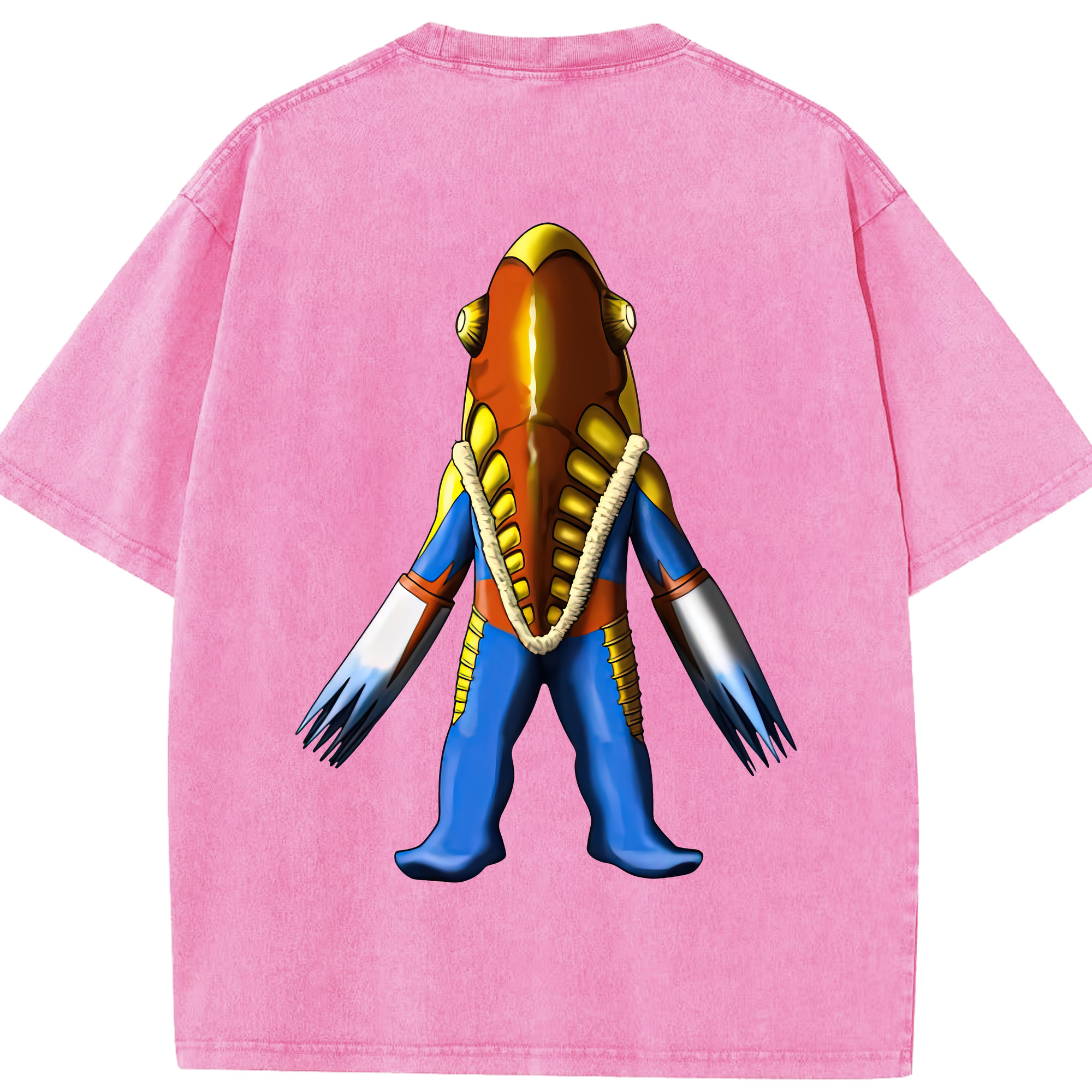 （画像用） ウルトラマン Ultraman 綿100% ヴィンテージ風 半袖Tシャツ（背面プリント）